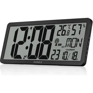 KIENZLE Digitale Wanduhr 0,0 cm  XXL schwarz