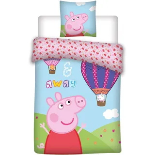 Peppa Pig Mehrfarbig Baumwolle 100 x 135 cm + 40 x 60 cm