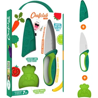 Chefclub KIDS Messer für Kinder 20 cm Grün
