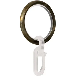 GARESA Gardinenring Ring mit Haken 1-läufig Ø 16 mm 16 cm Gold