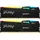 FURY Beast DDR5 6400MT/s RGB 32GB Kit (2x16GB) CL32 Schwarz KF564C32BBEAK2-32