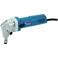 Bosch Professional Knabber GNA 75-16 (750 Watt, Inkl. Stempel and Matrize, 5 mm Schneidspurbreite, Hervorragende Kurvengängigkeit, Schneidekapazität: Stahl 1.6mm / Alu 2.0mm, Nibbler, im Karton)