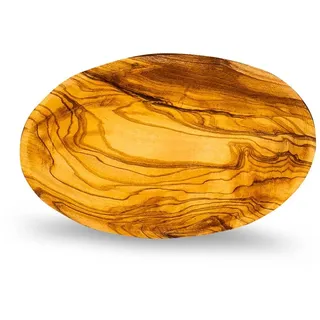 levandeo Holzschale Olivenholz ca. 12x8cm Schale Holz Tischdeko Dekoschale Natur Unikat Snackschale Deko