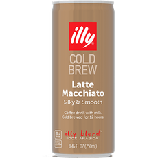 Illy 23906 Latte Macchiato, Cold Brew Kaffee, 1x 250ml (in Dose)