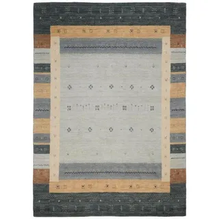 Cazaris Orientteppich , Silberfarben , Textil , Punkte , rechteckig , 60x90 cm , Care & Fair, AZO-frei , Teppiche Und Böden, Teppiche, Orientteppiche