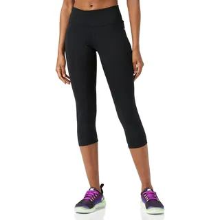 Nike Fast Crop Running Leggings Damen 010 black/reflective silv XS