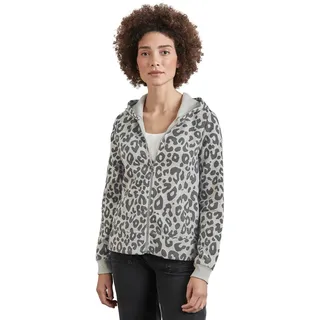 STREET ONE Damen A303054 Sweatjacke mit Kapuze,Mehrfarbig, 40