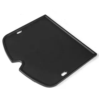 GFTIME 34.3 x31.5 cm Gusseisen Grillplatte für Weber Traveler Tragbarer Gasgrill, Outdoor Gussplatte Ersatzteil für Weber Traveler Compact, Grillplatten Ersatzteil, Gussplatte Zubehör für Weber 7034