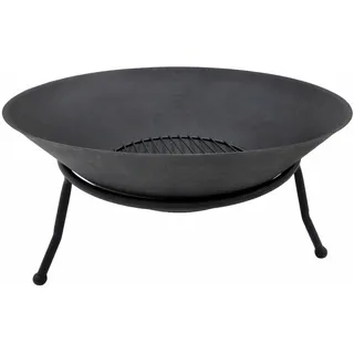 Lund Feuerschale 60 cm Durchmesser Schwarz