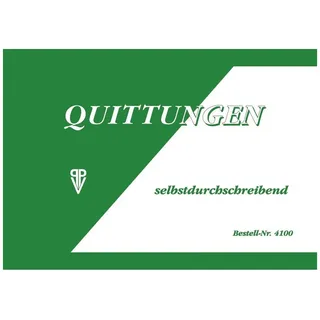 kompatible Ware Quittung, MwSt. separat ausgewiesen Formularbuch 4100,