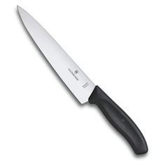 Victorinox SwissClassic, Tranchiermesser, normaler Schliff, 19cm, schwarz, Geschenkschachtel