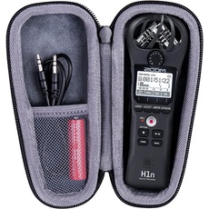 co2CREA Hart Reise Schutz Hülle Etui Tasche für Zoom H1n H1 Tragbarer Audio Handy Recorder, Nur Hülle