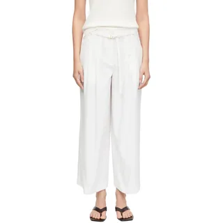 Comma Wide-Leg-Hose mit Bundfalten in Ankle-Länge