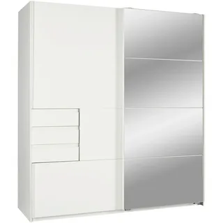 WIMEX Schwebetürenschrank Oldenburg 180 x 198 x 64 cm Weiß