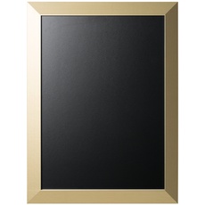 Bi-Office, Blackboard Kamashi Glam, Kreidetafel mit Gold MDF Rahmen, 60x45cm