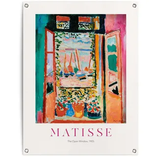 Reinders! Poster »Henri Matisse Window« Outdoor für Garten oder Balkon, bunt