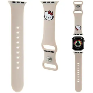 HELLO KITTY Silikon), Kitty Head - Armband für Apple Watch 38/40/41 mm Beige