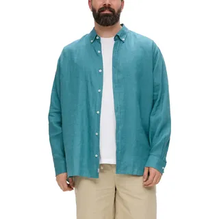 s.Oliver Leinenhemd mit Button-Down-Kragen