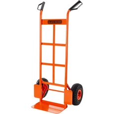 BLACK+DECKER Sackkarre BXWT-H301 - Transportwagen - Mähwagen - 120 Kilo Nutzlast - Stahl