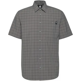 Mammut Lenni Shirt Men | Outdoor Hemd für Herren, Atmungsaktiv, Kurzarm | Steel-Black, L