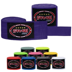 Farabi Sports Kinder & Erwachsene boxbandagen Gym Fitness Workout Bandagen Boxen Sparring Bandagen (Adult (4 Meters), Purple)