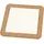 Creativ Company Untersetzer 2er Set aus Porzellan mit Korkrahmen 15 5 x 15 5 cm