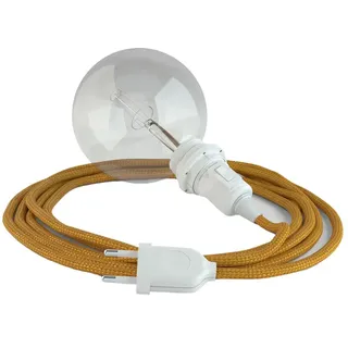 Creative Cables Rm05 3 M Hängeleuchte Für Lampenschirm - Gold / White - One Size