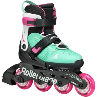 Rollerblade Inline Skates Microblade XT (Rollen: 72mm/80A, Kugellager: SG5) schwarz/mint/pink Mädchen