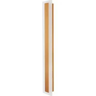 BELIANI Außenwandleuchte LED Gold Metall und Acryl 60 cm Modern Rechteckig Lang Beleuchtung für Außen Draußen Terrasse Balkon Ausstattung - Gold, Weiß
