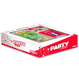 dekora Party-Pack mit Fußball-Thema, zur Dekoration von Geburtstagspartys, Kuchen und Desserts