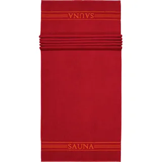 Frottana Sauna Saunatuch 80 x 200 cm ruby