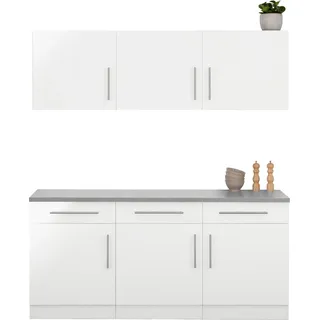 WIHO KÜCHEN Küchenzeile Cali 180 cm weiß