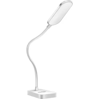 Max excell, Kabellose LED-Tisch- und Nachttischlampe flexibel 360°, Weiß - Weiß