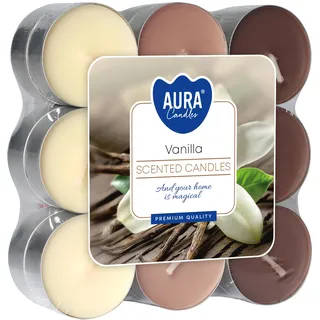 Bispol Duftkerze Vanille 18 St. beige