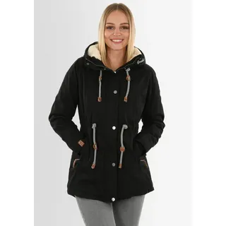 Navahoo Winterjacke »Navahoo Ireliaa Damen Jacke B991«, schwarz