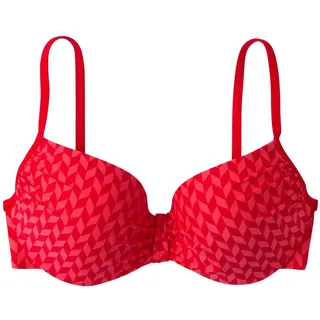 Etirel Damen Bikini Miriam Zig Zag, rot, 38C, 4033669