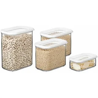 Mepal Modula Küchendose weiß 1 l 4-teiliges Set
