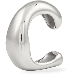 Ohrklemme COPENHAGEN STUDIOS "Schmuck Geschenk Edelstahl Ohrring Organics", edelstahlfarben, Ohrringe, Damen, Edelstahl, Ohrklemme