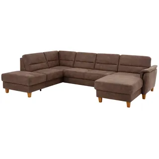 Home Affaire Wohnlandschaft Mikrofaser 3-Sitzer Braun