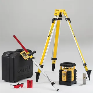 Stabila Rotationslaser LAR 350, 9-teiliges Set, selbstnivellierend, manuelle 2-Achsen-Neigung, motorgesteuert, wasser- und staubdicht nach IP 65