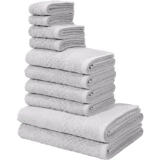 OTTO home Regona Handtuchset 10-tlg. grau