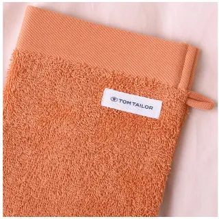 Tom Tailor Waschhandschuh 16 x 21 cm orange 6 St.