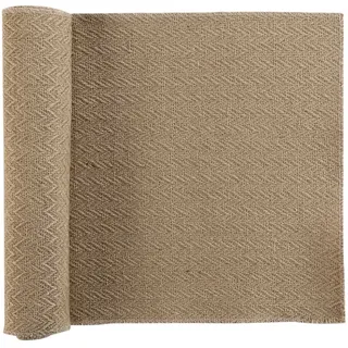U10 Tischläufer, Jute Modalie - braun