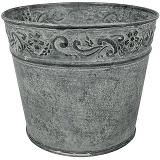 zeitzone Vintage-Stil Ø 15 x 15 cm Grau