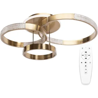 Moderne Deckenleuchte tooLight G004-C Brush Gold - Weiß, Gold