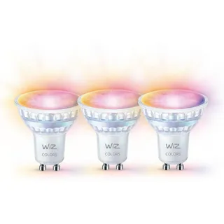 WIZ Tunable White & Color 3er Set LED-Lampe PAR16 GU10 2200-6500 K, 4,7 W, 8720169076662, PAR16