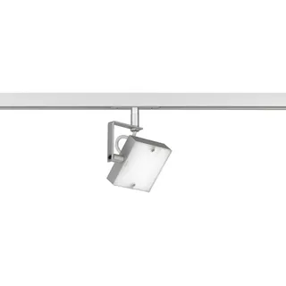 Fischer & Honsel Schienensystem , Silberfarben , Metall , quadratisch , F , 1.5x12x8 cm , schwenkbar, verstellbare Spotlights , Lampen & Leuchten, Innenbeleuchtung, Schienensysteme