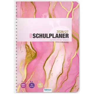 trotsch Schulplaner Pink 26/27 DIN A5