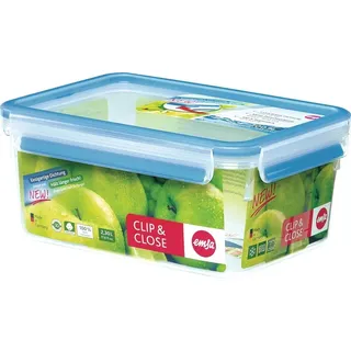 Emsa Frischhaltedose rechteckig blau 9,9 cm 2,2 l