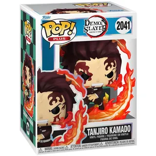 Funko Pop! Plus: Demon Slayer - Tanjiro Kamado - (Dancing Flash)- Vinyl-Sammelfigur - Geschenkidee - Offizielle Handelswaren - Spielzeug Für Kinder und Erwachsene - Anime Fans
